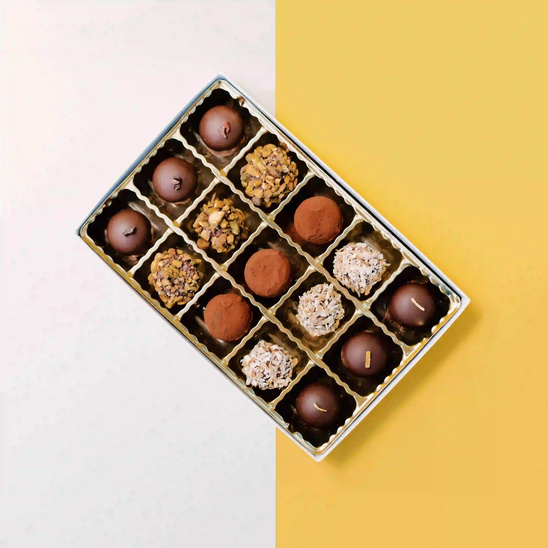 Chocolate Truffles Assortment, 15pc – MARKHAM & FITZ Chocolate Truffles Assortment, 15pc – MARKHAM & FITZ