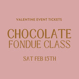 Chocolate Fondue Class