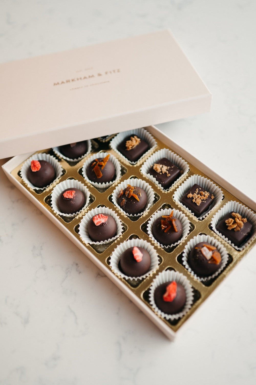 Valentine Truffles & Caramels - 15pc